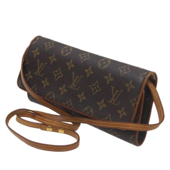 Louis Vuitton Monogram GM Brown Pochette Twin - Picture 1 of 1